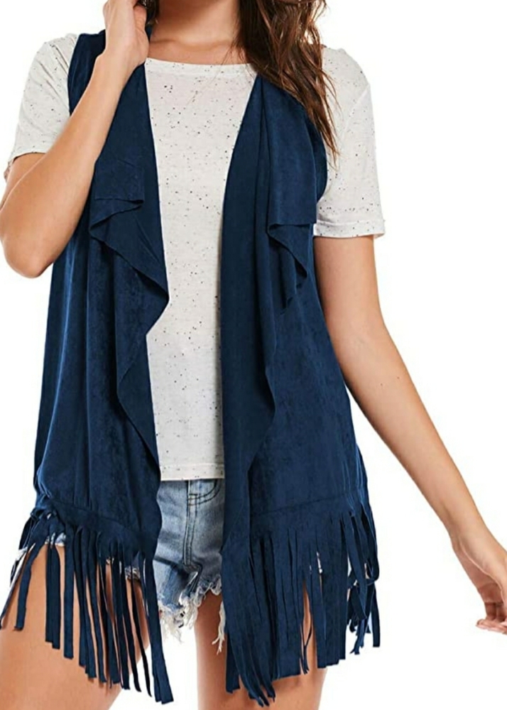 Fringe Vest Vintage Hippie Look